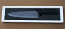 Keramický nůž s matným černým ostřím - 20 cm